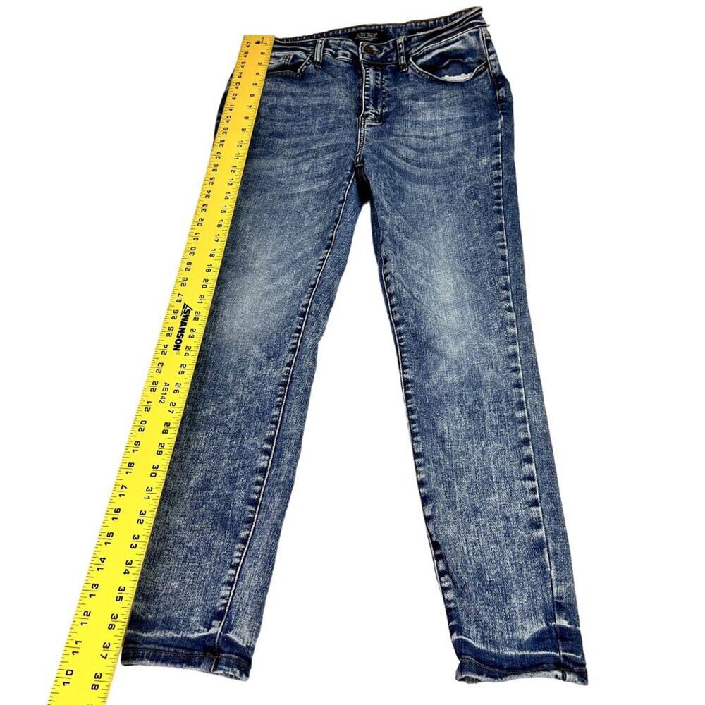 Judy Blue Jeans Womens 11/30 Blue Skinny Fit Acid Wash Stretch Denim JB88158 - Picture 5 of 13